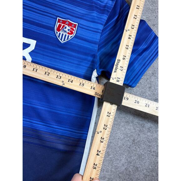 Nike USA Alex Morgan #13 Soccer Jersey Youth Large Blue Dri-Fit USWNT Football - Picture 3 of 8